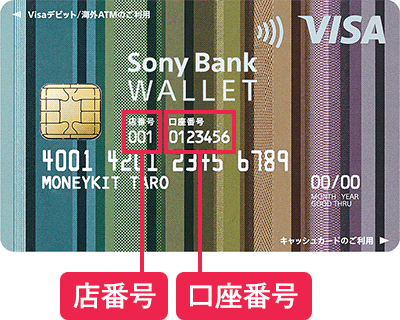Sony Bank WALLET スタンダード版　サンプル画像